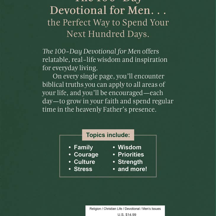 100 Day Devotional for Men