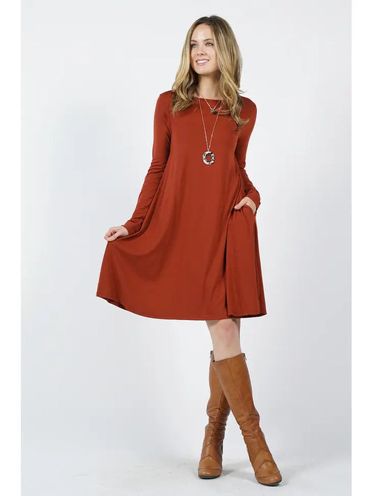 Flare Dress with pockets