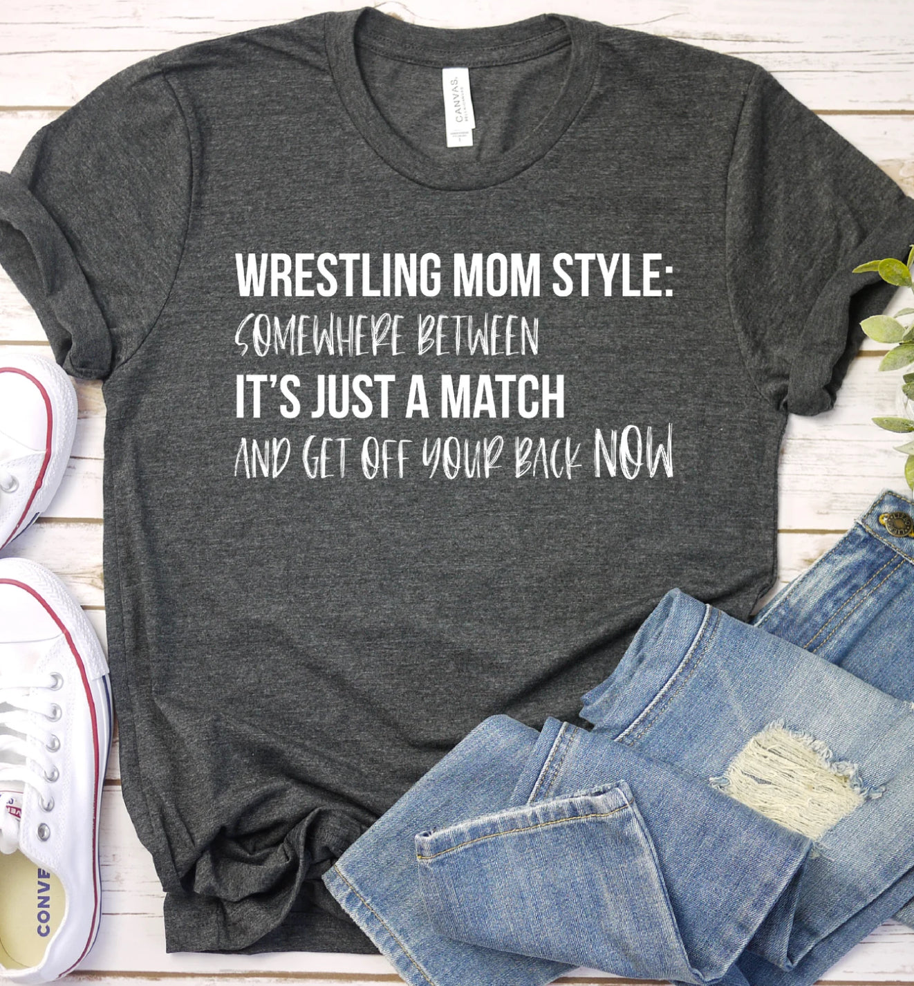 Wrestling Mom Graphic Tee